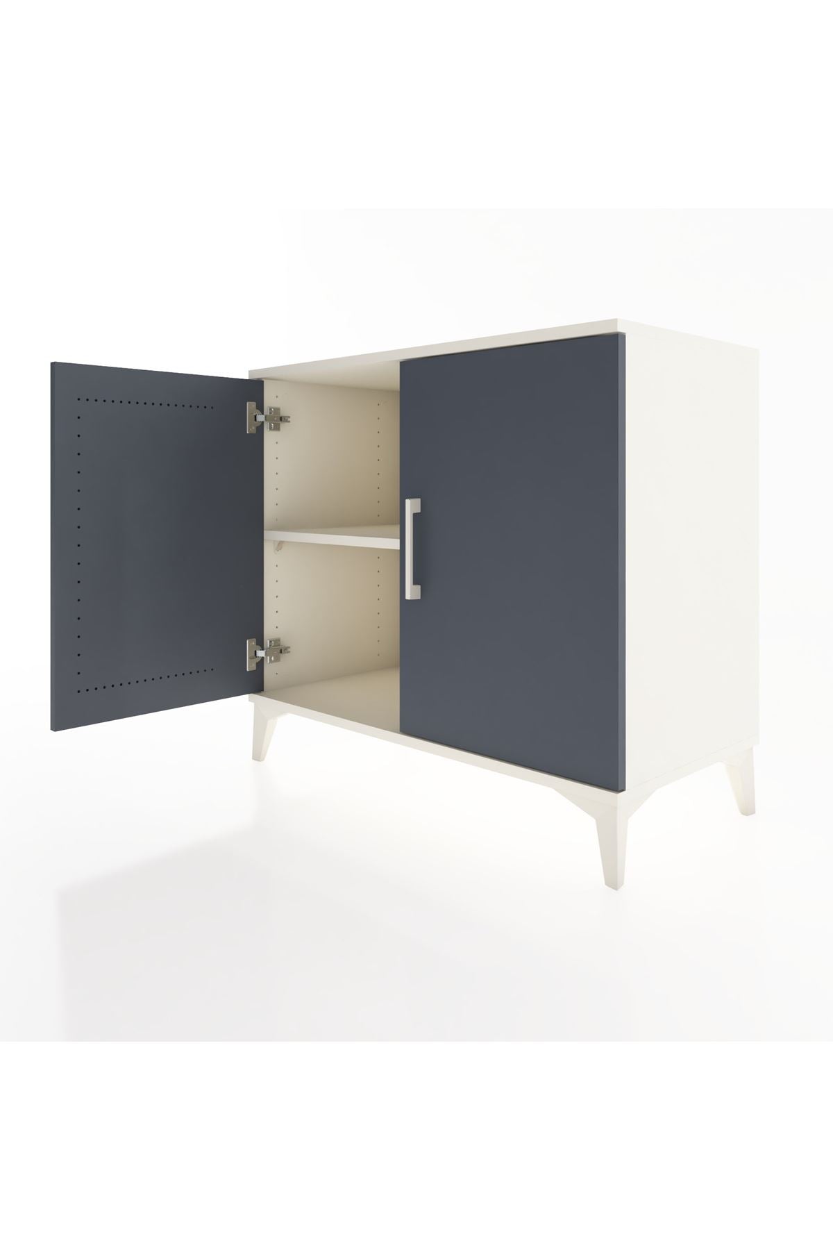 Hyperion Şifonyer Tek Raflı 2 Kapaklı 88x44x80 Aytaşı-Antrasit