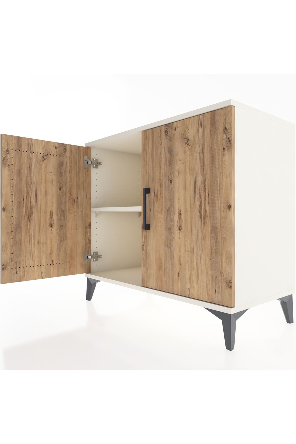 Hyperion Şifonyer Tek Raflı 2 Kapaklı 88x44x80 Aytaşı-Çam