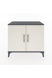 Hyperion Şifonyer Tek Raflı 2 Kapaklı 88x44x80 Antrasit-Aytaşı