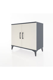 Hyperion Şifonyer Tek Raflı 2 Kapaklı 88x44x80 Antrasit-Aytaşı