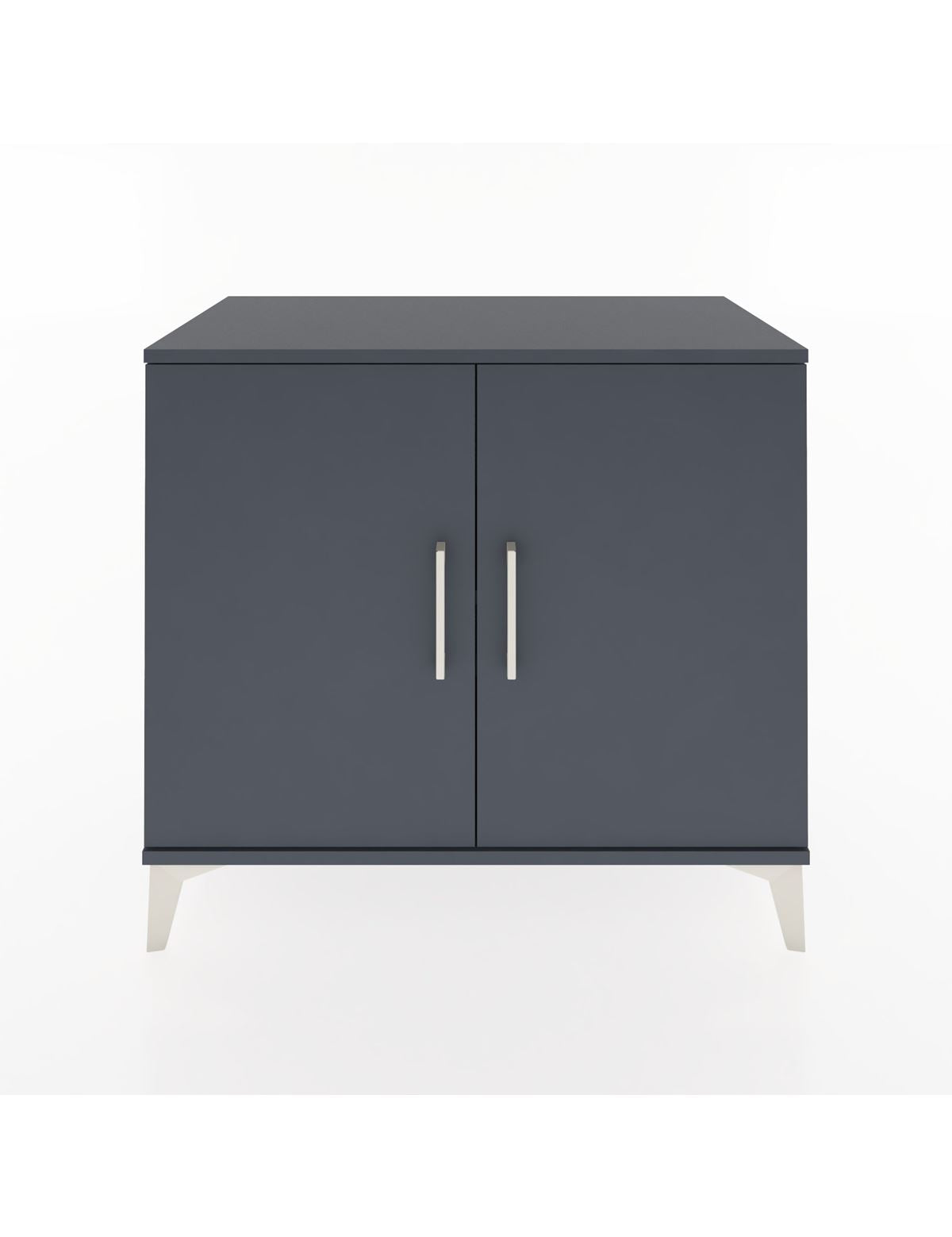 Hyperion Şifonyer Tek Raflı 2 Kapaklı 88x44x80 Antrasit-Antrasit