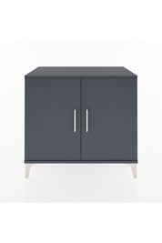 Hyperion Şifonyer Tek Raflı 2 Kapaklı 88x44x80 Antrasit-Antrasit