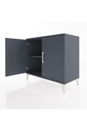 Hyperion Şifonyer Tek Raflı 2 Kapaklı 88x44x80 Antrasit-Antrasit