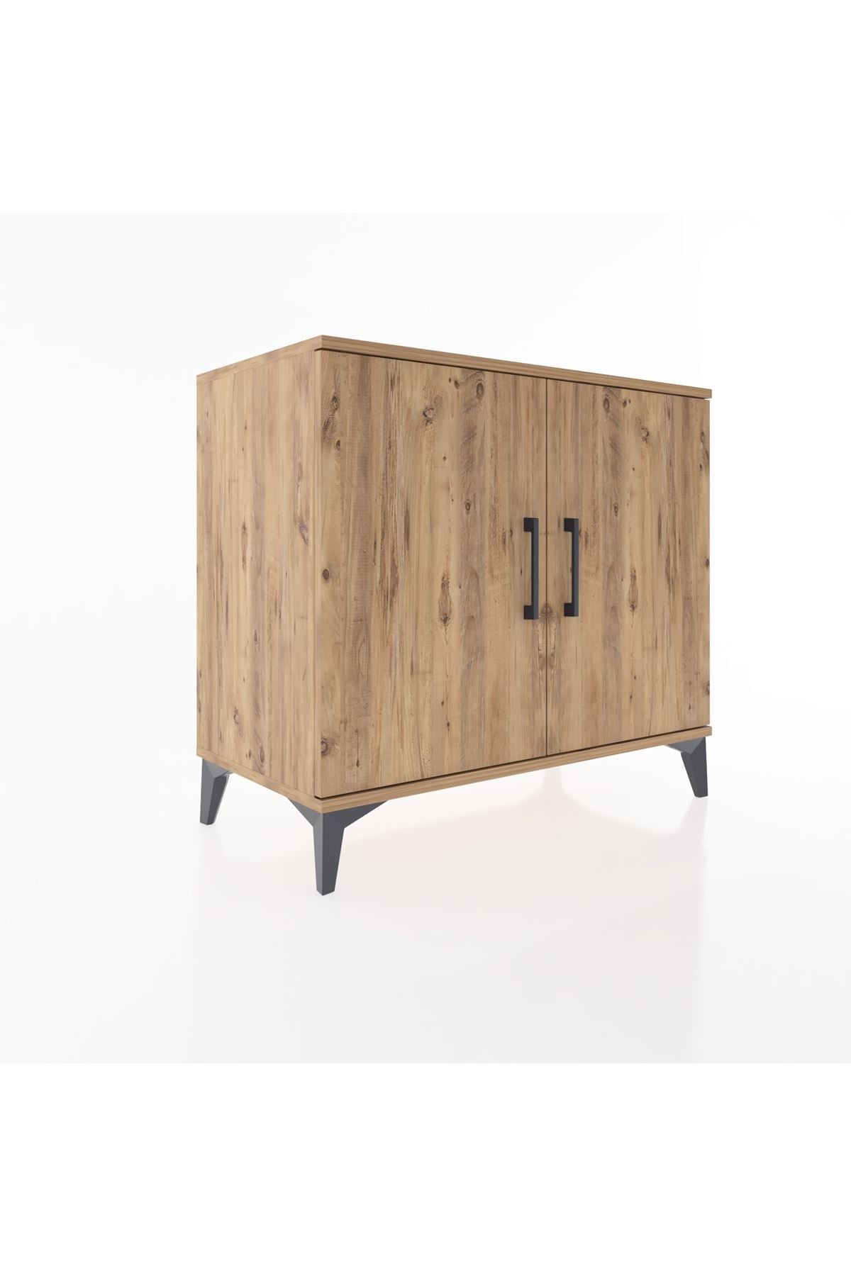 Hyperion Şifonyer Tek Raflı 2 Kapaklı 88x44x80 Çam-Çam