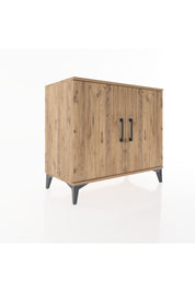 Hyperion Şifonyer Tek Raflı 2 Kapaklı 88x44x80 Çam-Çam