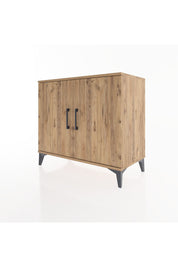 Hyperion Şifonyer Tek Raflı 2 Kapaklı 88x44x80 Çam-Çam