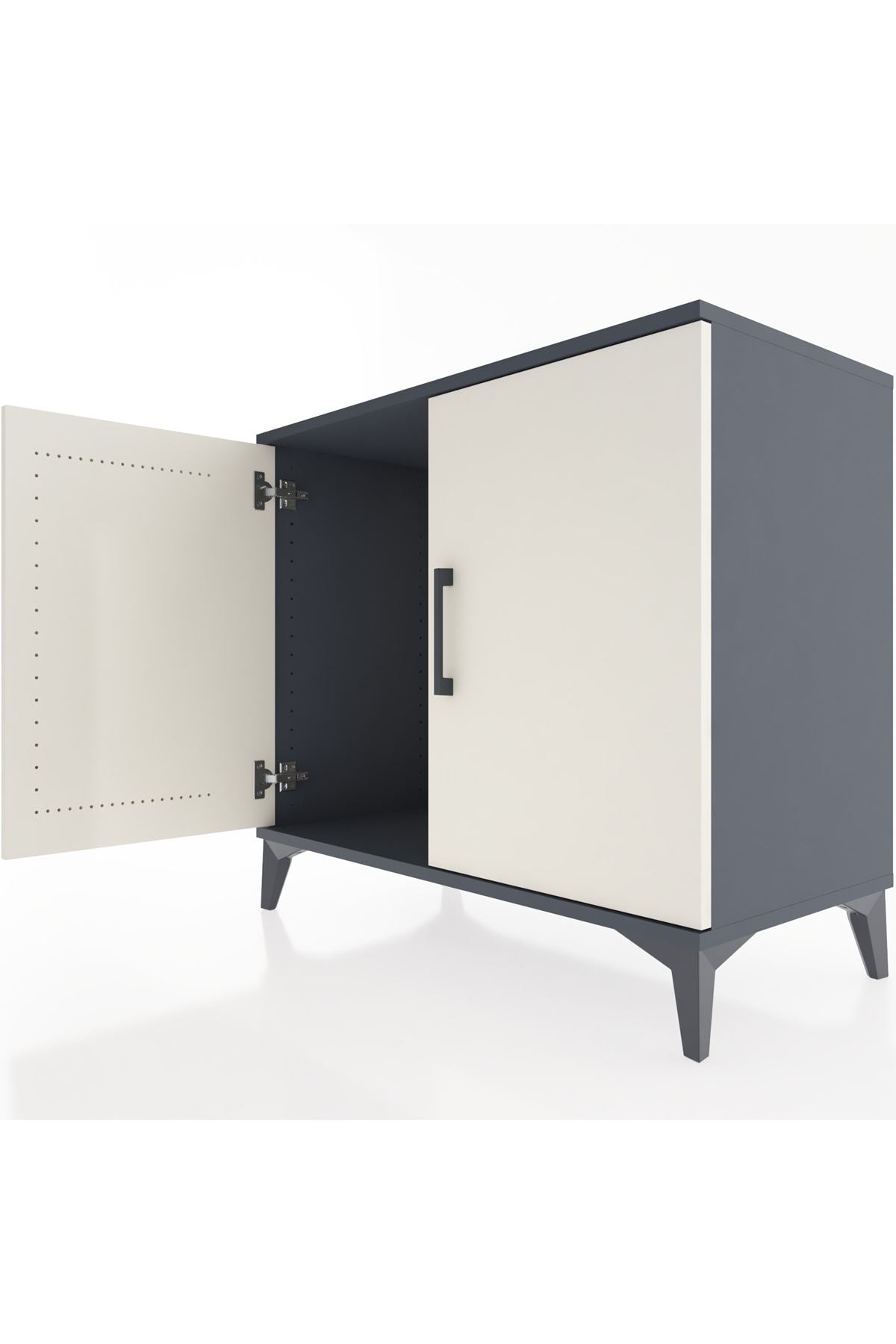 Hyperion Şifonyer 2 Kapaklı 88x44x80 Antrasit-Aytaşı