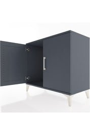 Hyperion Şifonyer 2 Kapaklı 88x44x80 Antrasit-Antrasit