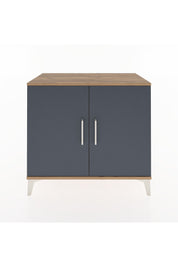 Hyperion Şifonyer 2 Kapaklı 88x44x80 Çam-Antrasit