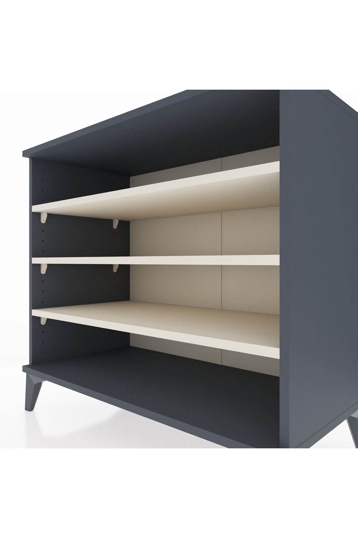 Hyperion Şifonyer 3 Raflı 88x44x80 Antrasit-Aytaşı