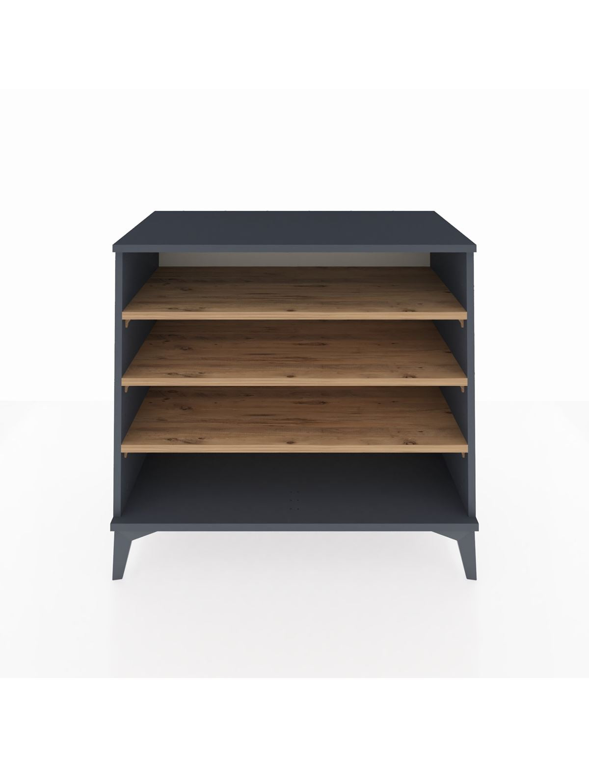 Hyperion Şifonyer 3 Raflı 88x44x80 Antrasit-Çam