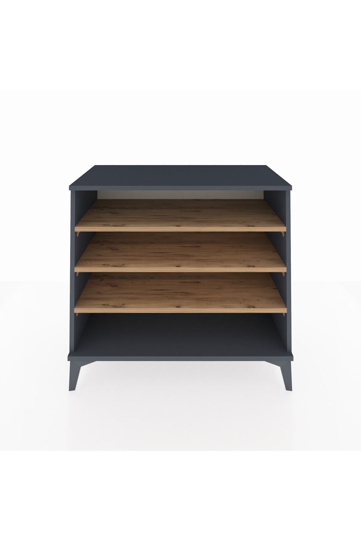 Hyperion Şifonyer 3 Raflı 88x44x80 Antrasit-Çam