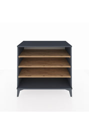 Hyperion Şifonyer 3 Raflı 88x44x80 Antrasit-Çam