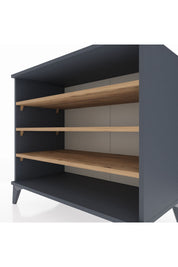 Hyperion Şifonyer 3 Raflı 88x44x80 Antrasit-Çam