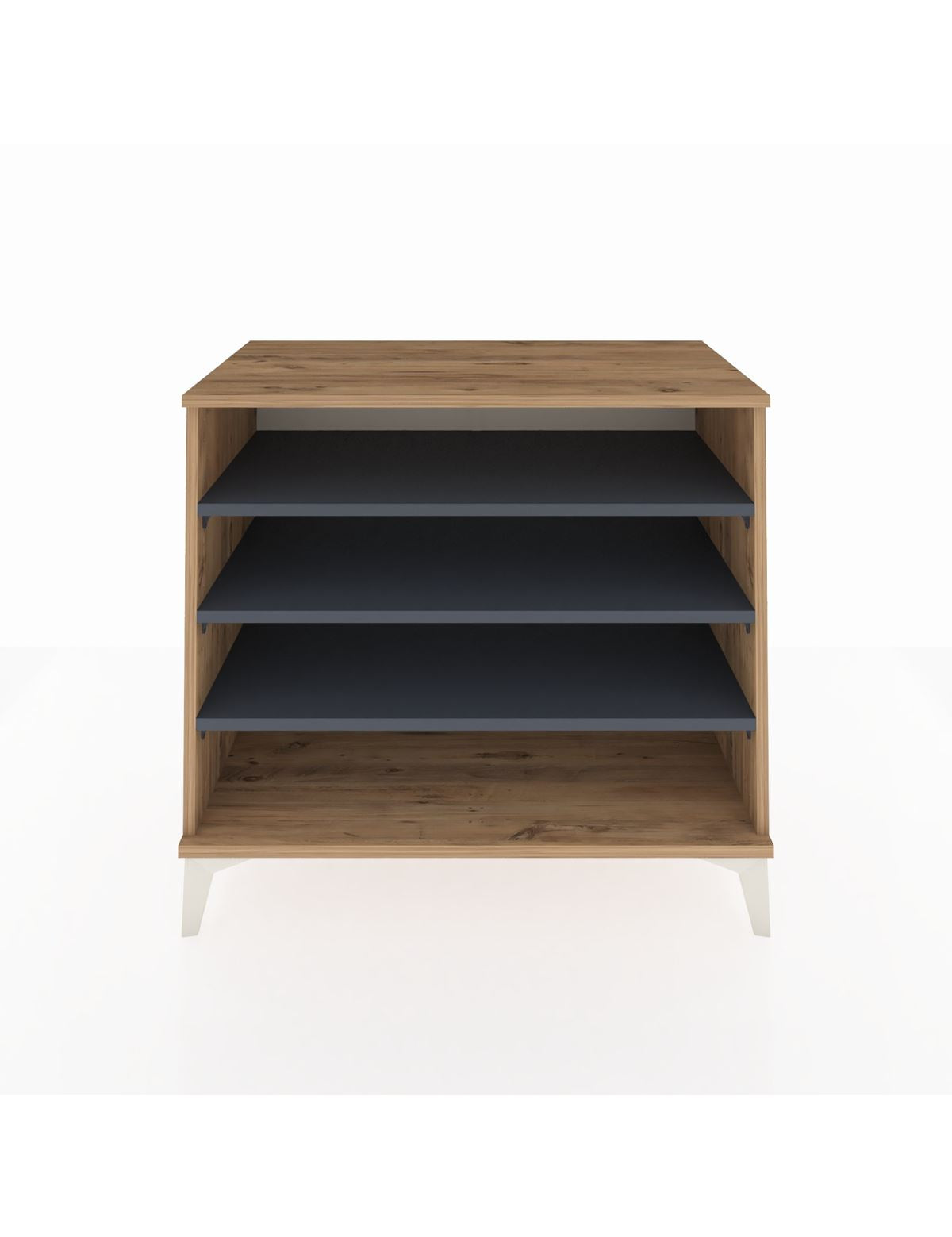 Hyperion Şifonyer 3 Raflı 88x44x80 Çam-Antrasit