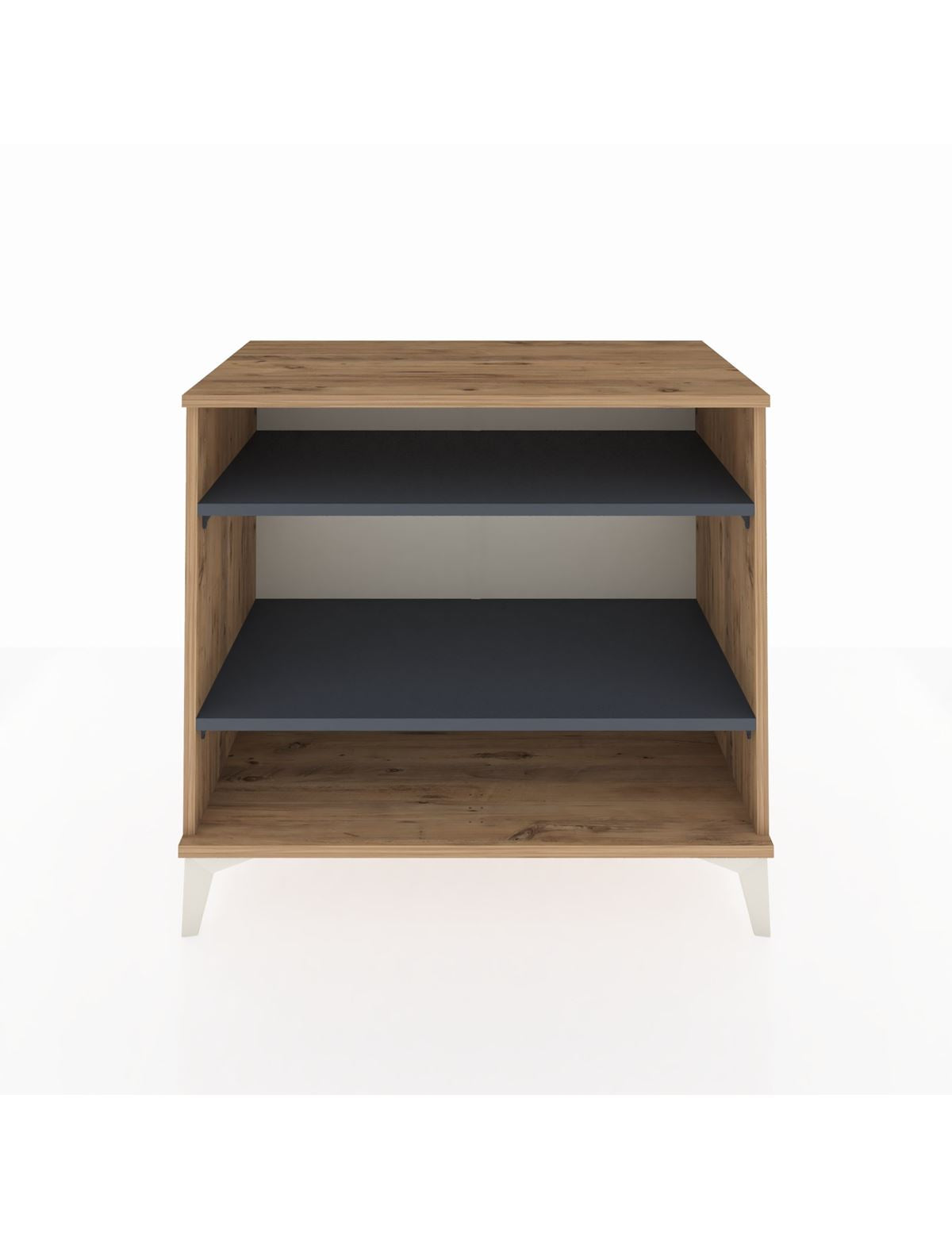 Hyperion Şifonyer 2 Raflı 88x44x80 Çam-Antrasit