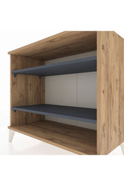 Hyperion Şifonyer 2 Raflı 88x44x80 Çam-Antrasit