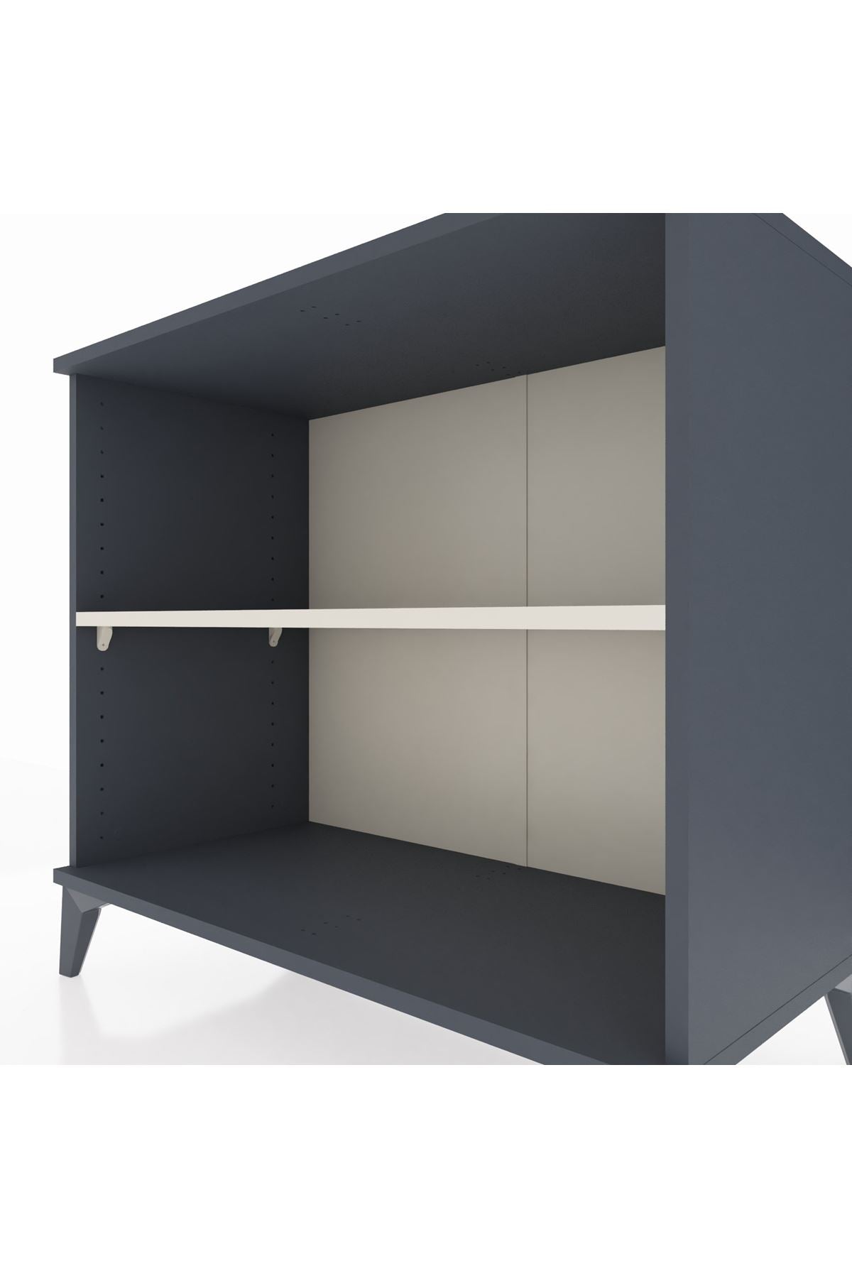 Hyperion Şifonyer Tek Raflı 88x44x80 Antrasit-Aytaşı