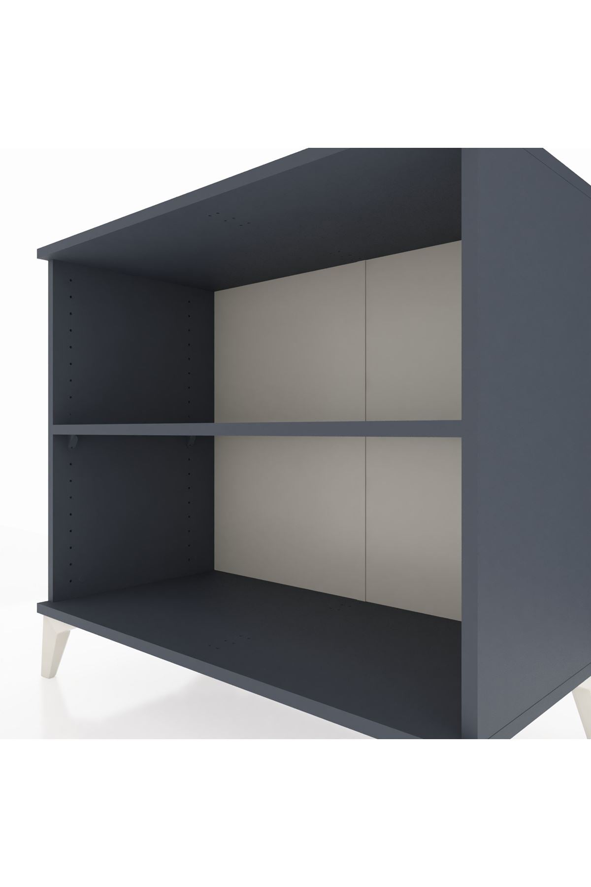 Hyperion Şifonyer Tek Raflı 88x44x80 Antrasit-Antrasit