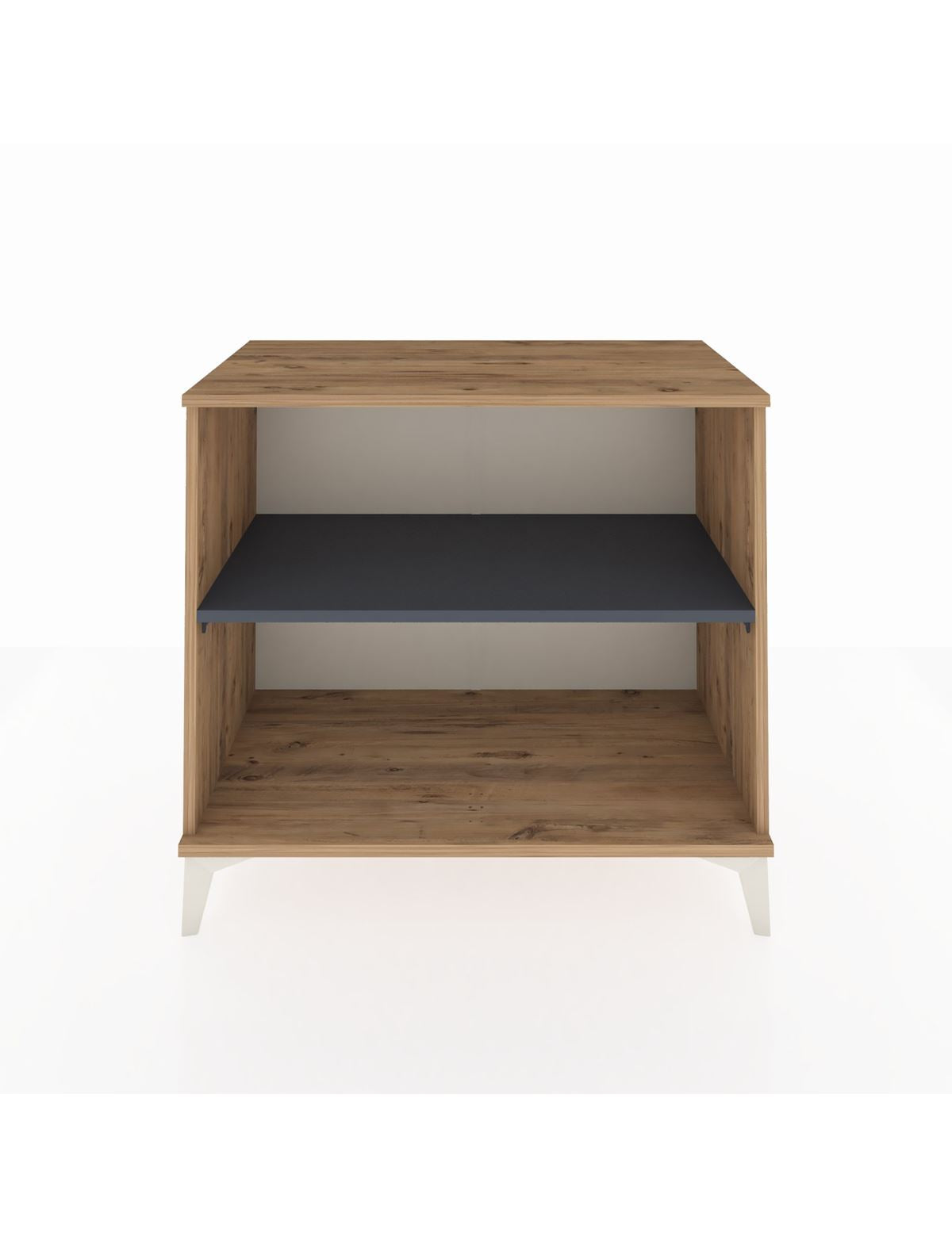 Hyperion Şifonyer Tek Raflı 88x44x80 Çam-Antrasit