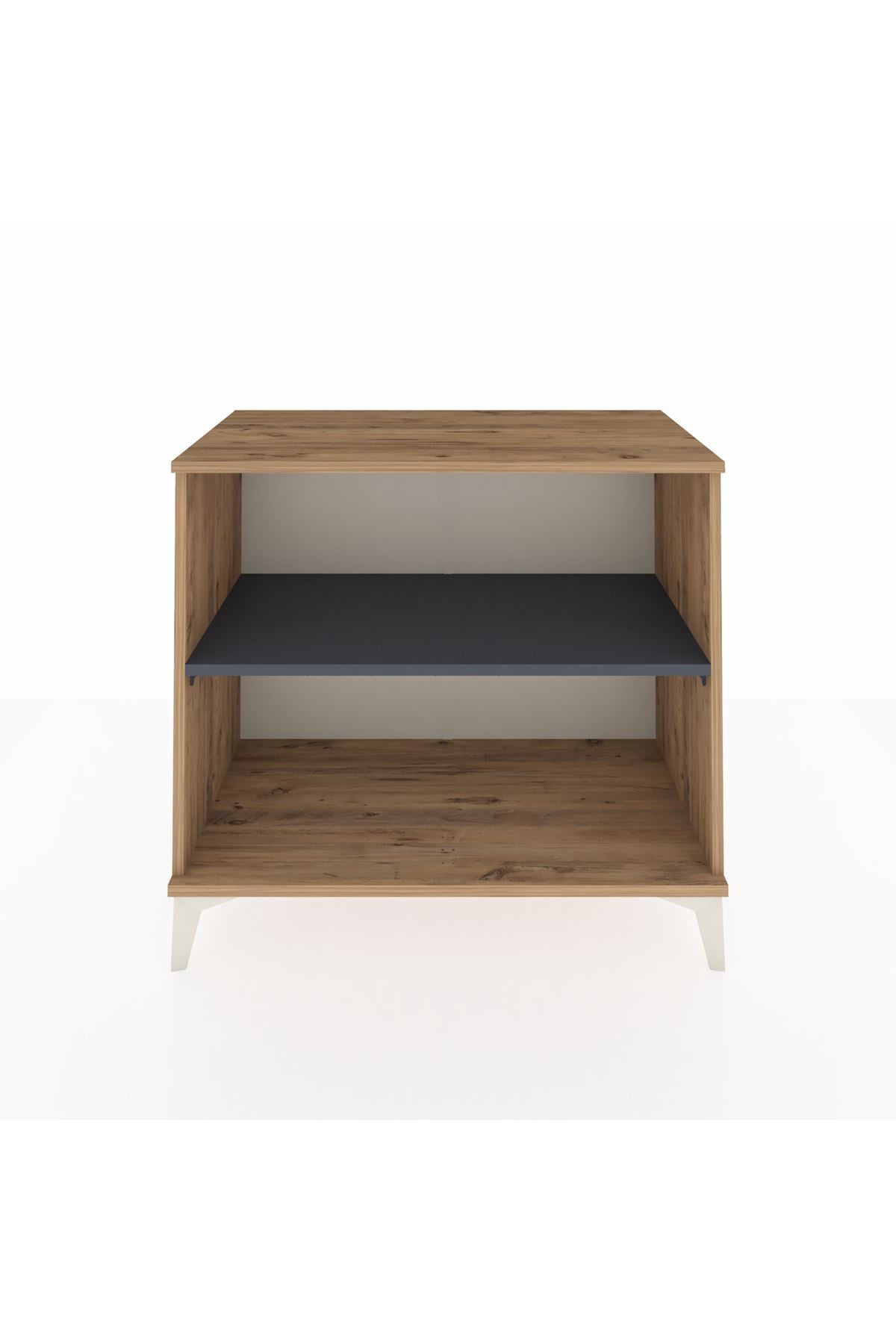 Hyperion Şifonyer Tek Raflı 88x44x80 Çam-Antrasit