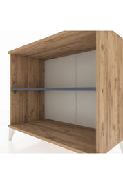 Hyperion Şifonyer Tek Raflı 88x44x80 Çam-Antrasit