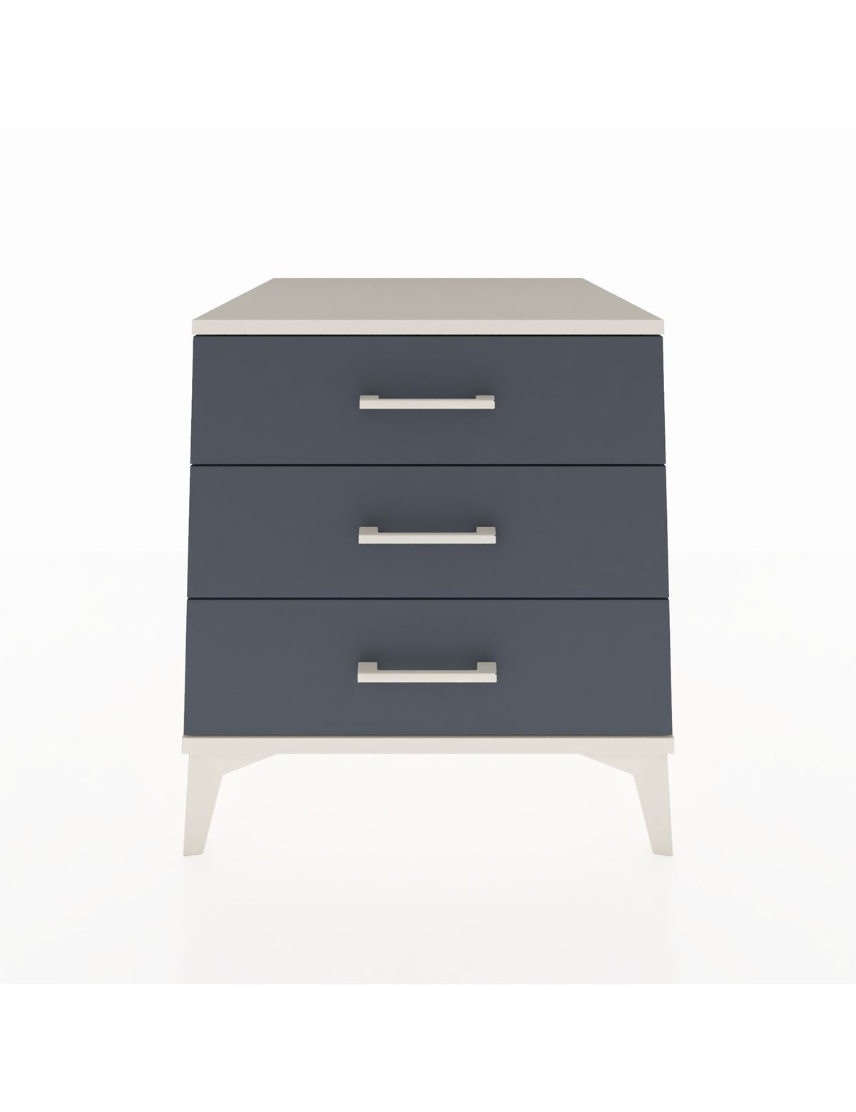 Kronos Komodin 3 Çekmeceli 60x59x64 Aytaşı-Antrasit