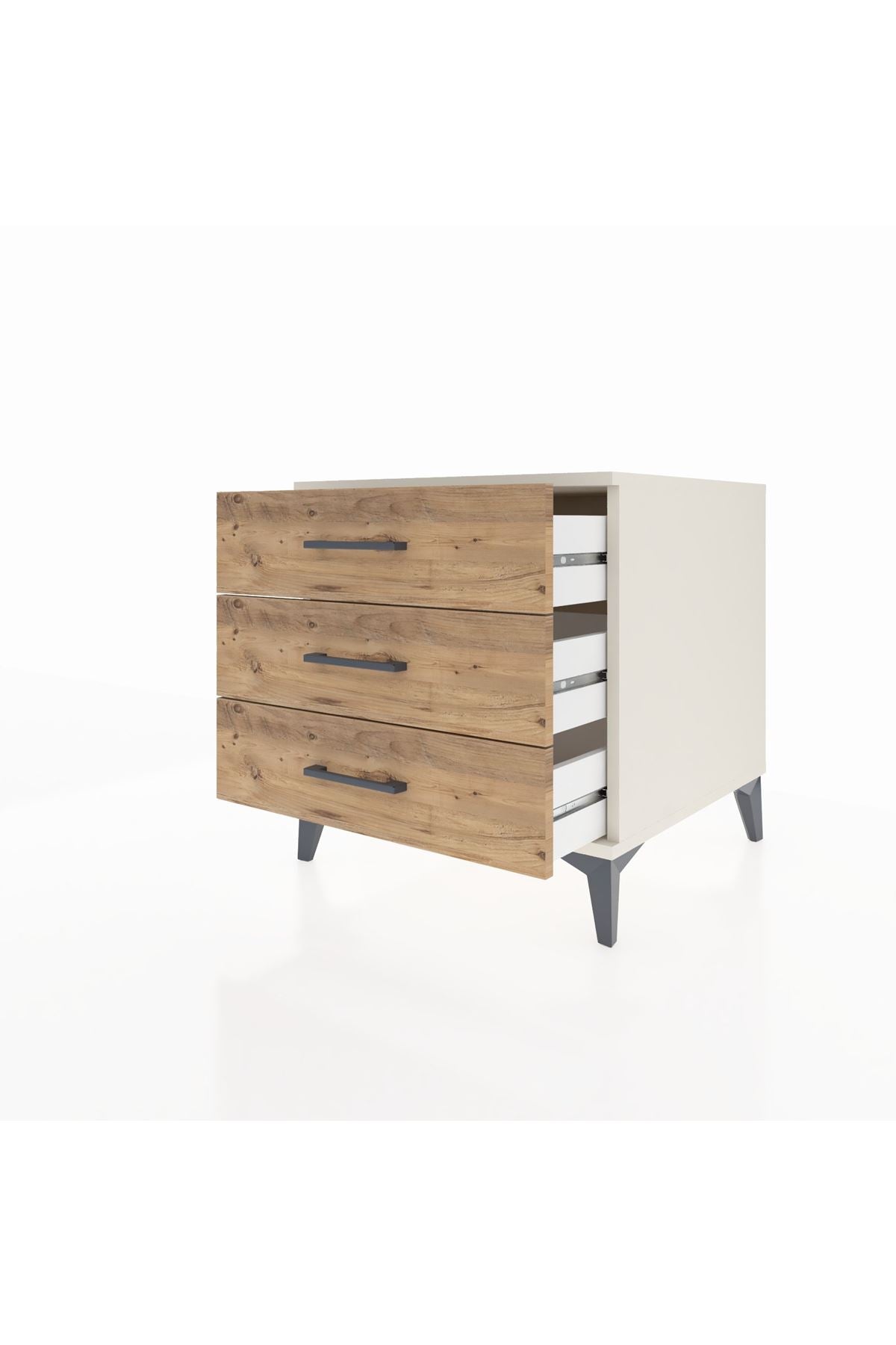 Kronos Komodin 3 Çekmeceli 60x59x64 - S78M001V3C