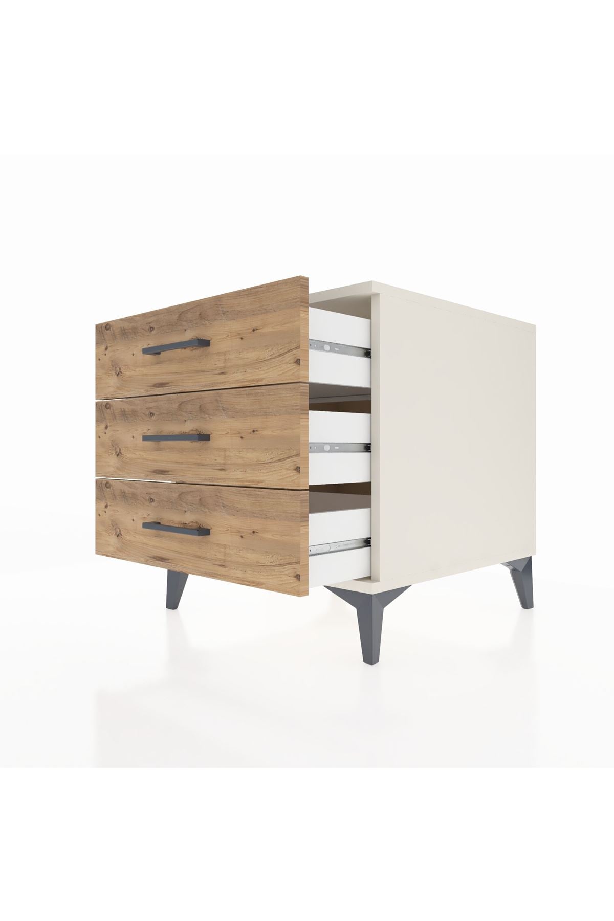 Kronos Komodin 3 Çekmeceli 60x59x64 - S78M001V3C