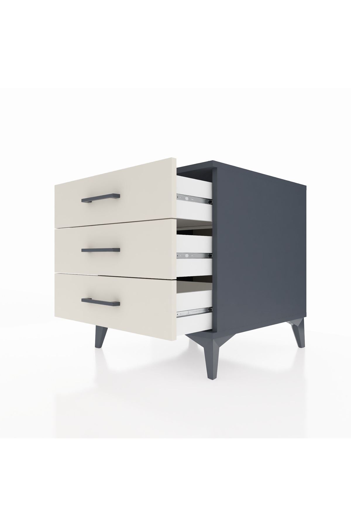 Kronos Komodin 3 Çekmeceli 60x59x64 - S78M001V4C