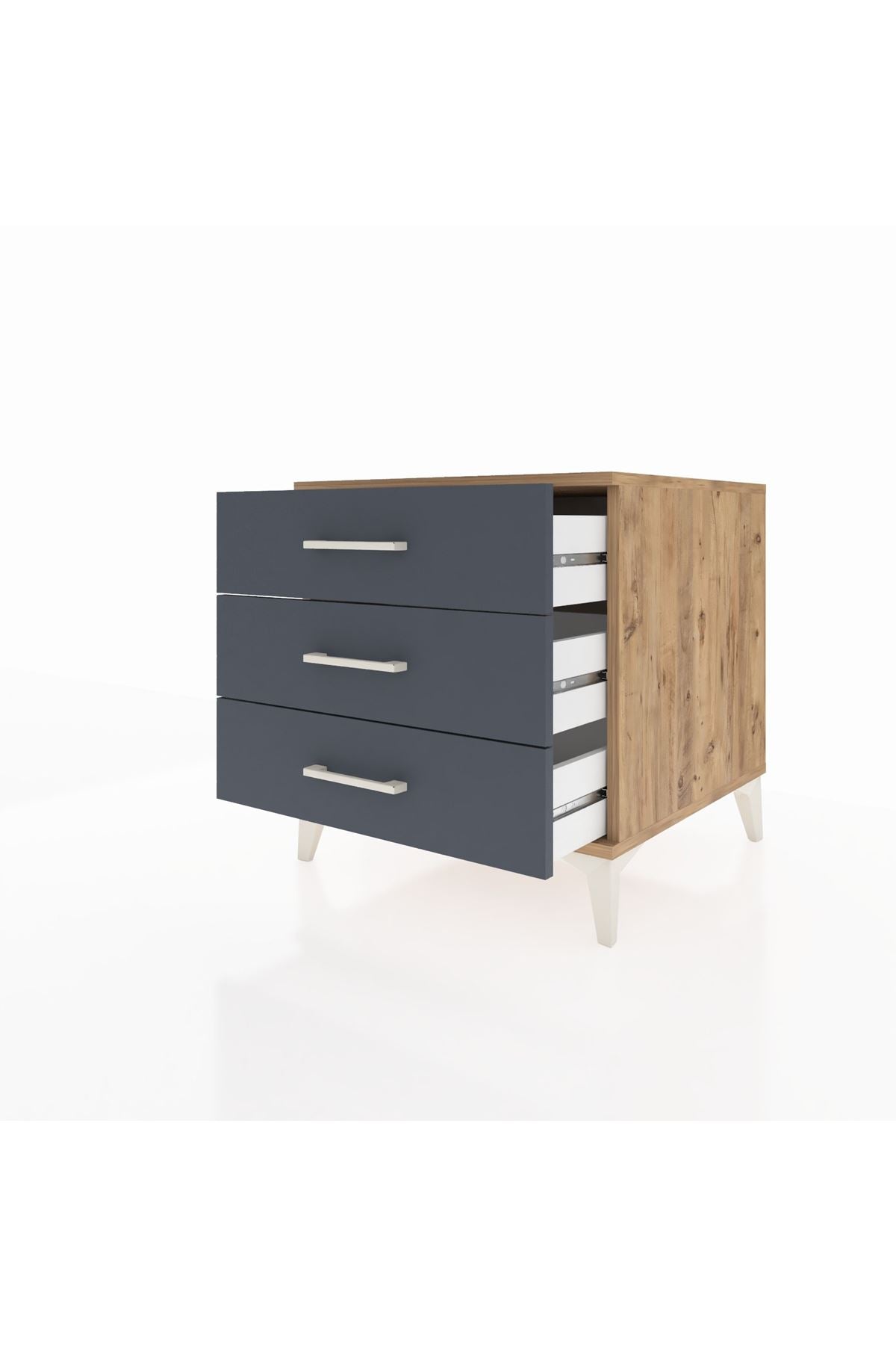 Kronos Komodin 3 Çekmeceli 60x59x64 - S78M001V8C