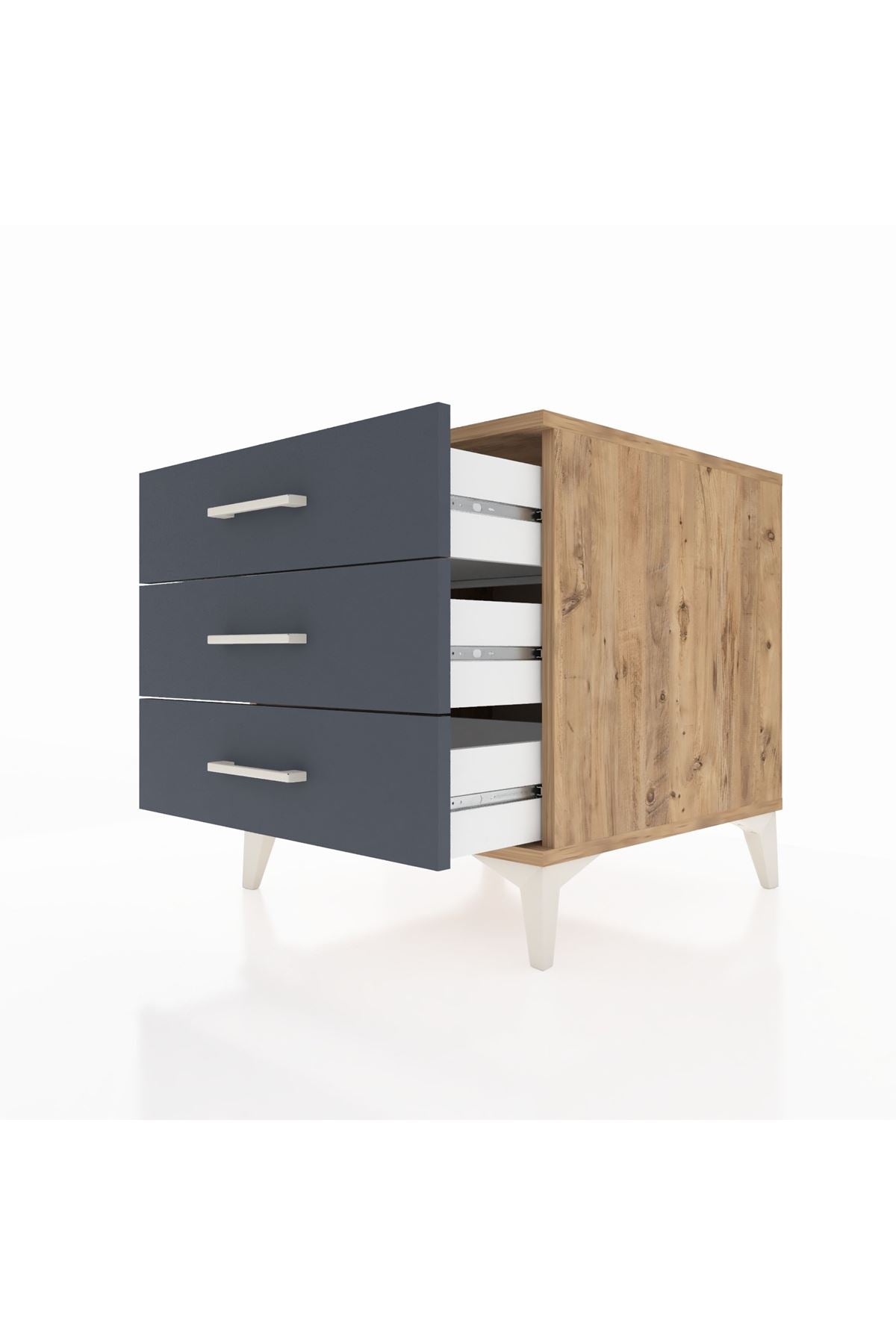 Kronos Komodin 3 Çekmeceli 60x59x64 - S78M001V8C