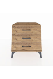 Kronos Komodin 3 Çekmeceli 60x59x64 Çam-Çam