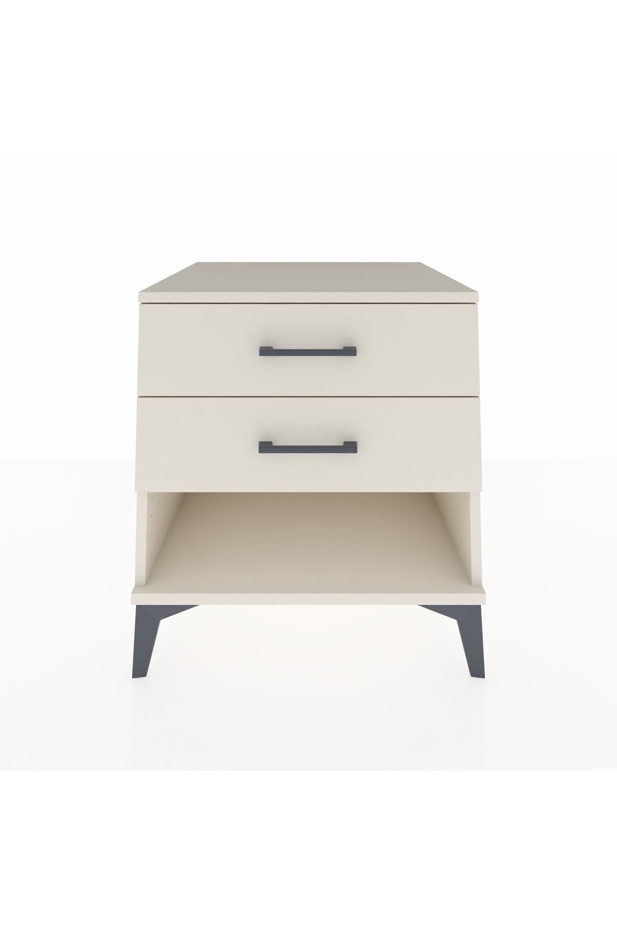 Kronos Komodin 2 Çekmeceli 60x59x64 Aytaşı-Aytaşı