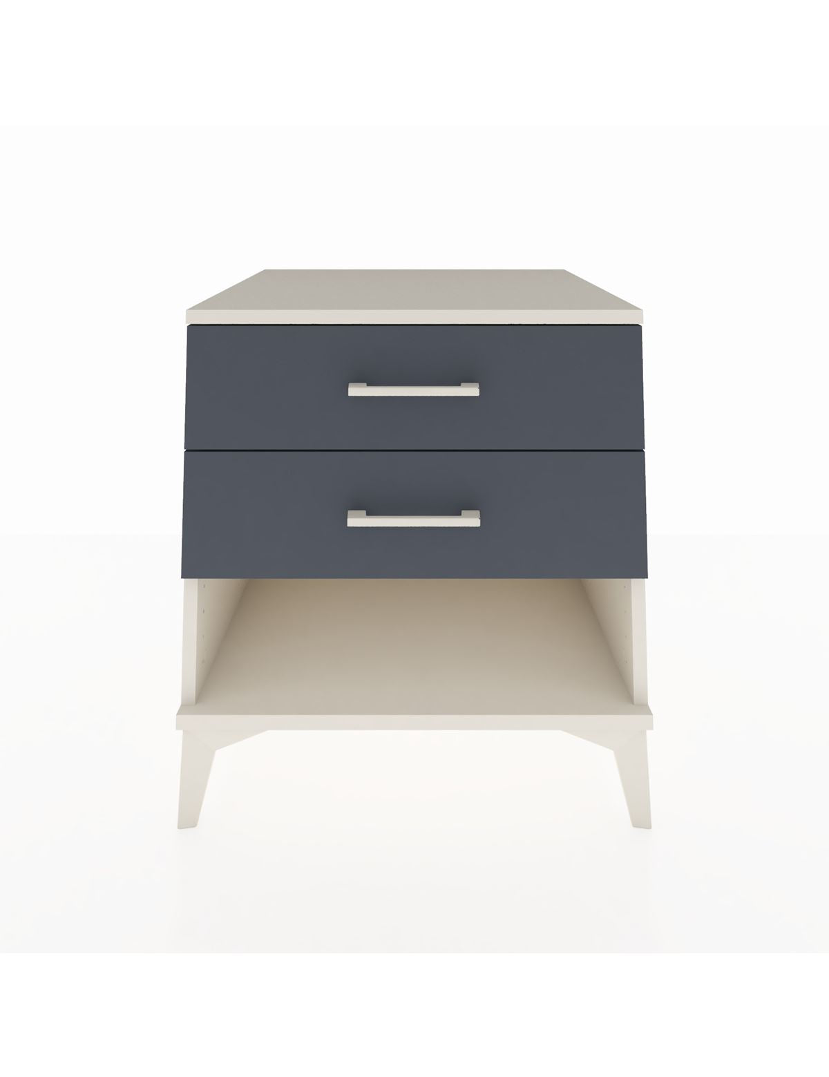 Kronos Komodin 2 Çekmeceli 60x59x64 Aytaşı-Antrasit