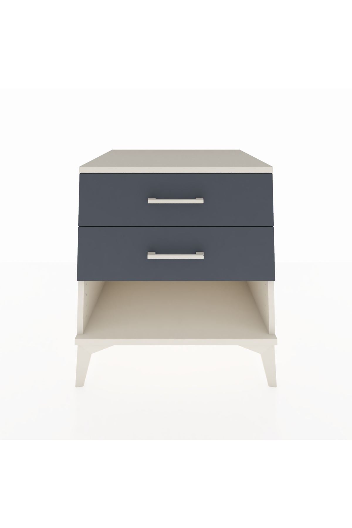 Kronos Komodin 2 Çekmeceli 60x59x64 Aytaşı-Antrasit