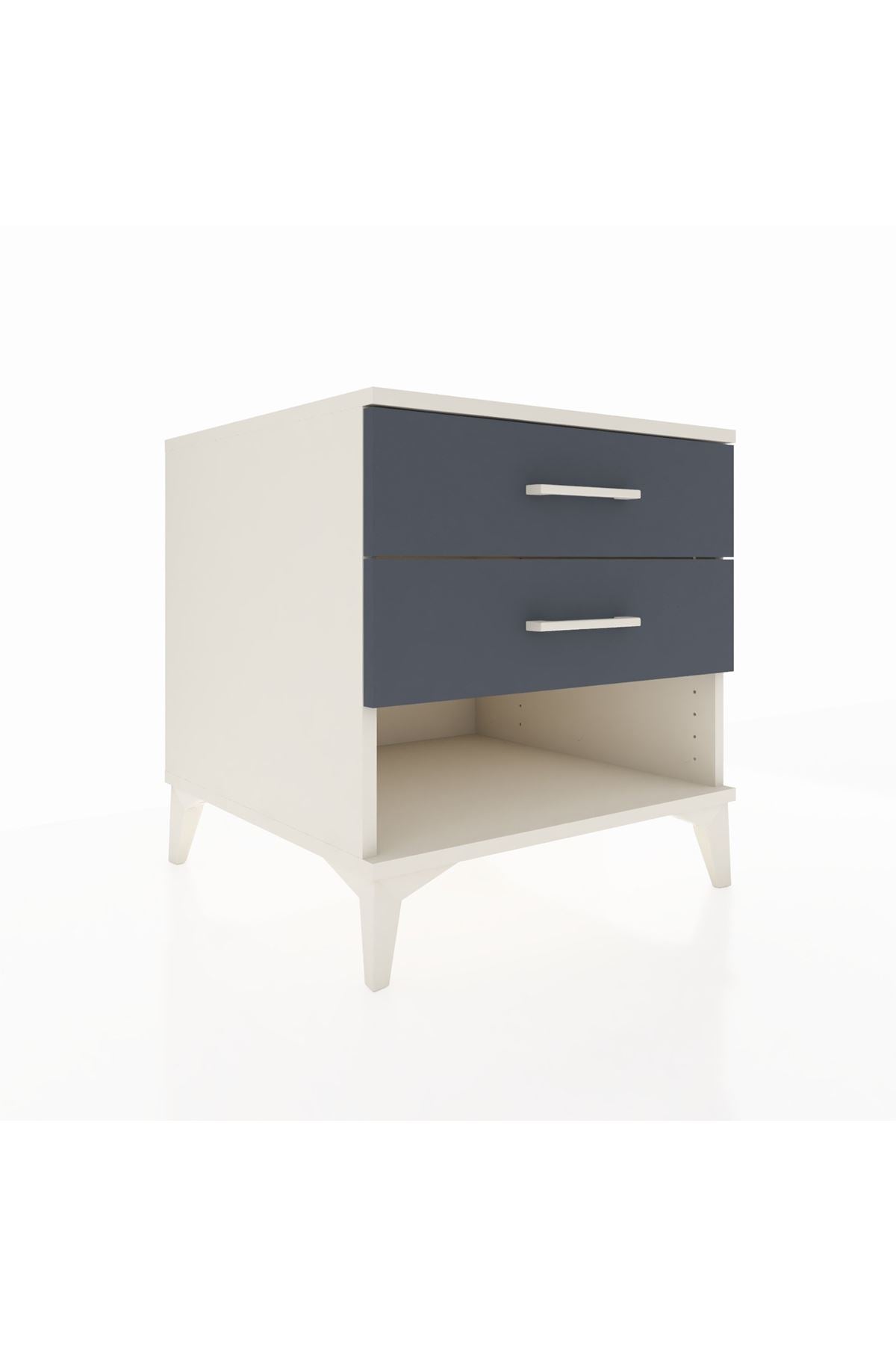 Kronos Komodin 2 Çekmeceli 60x59x64 Aytaşı-Antrasit