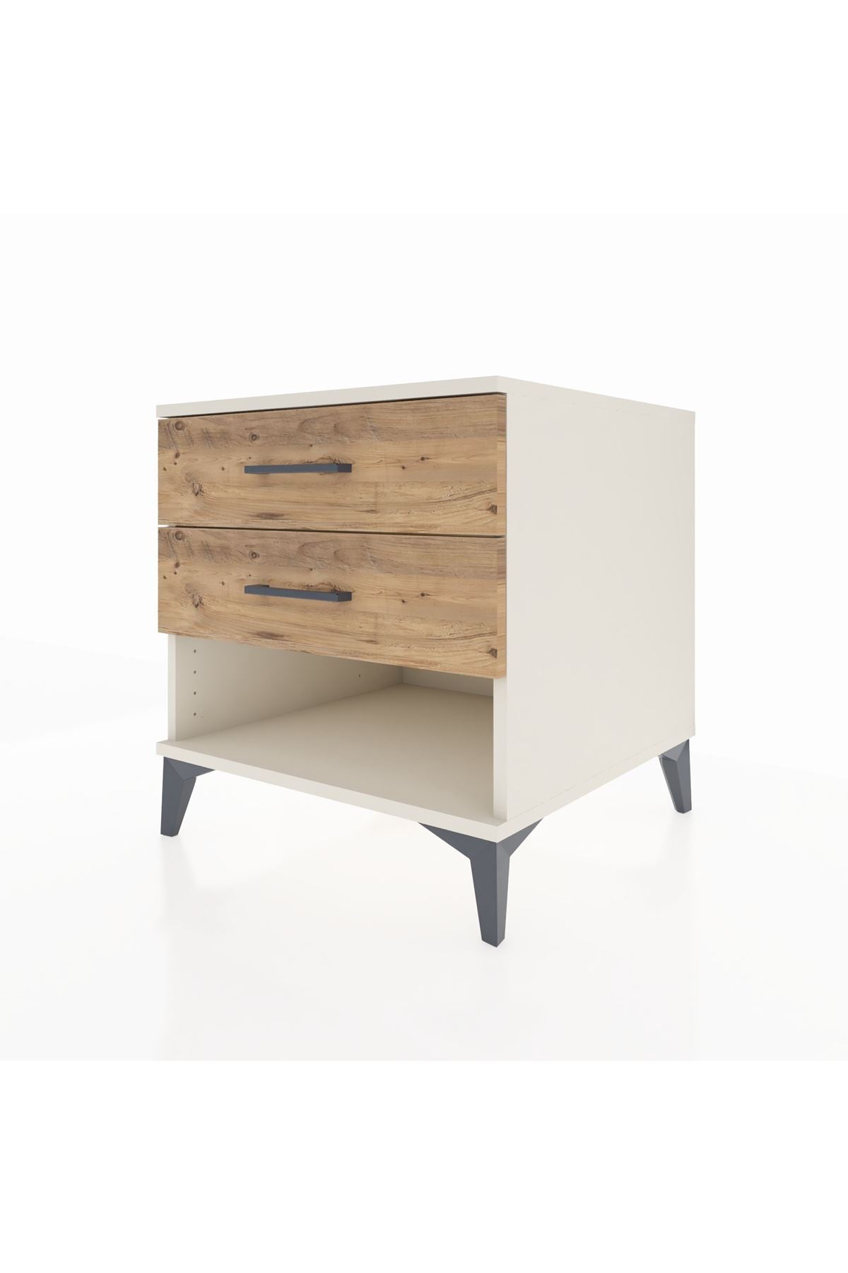 Kronos Komodin 2 Çekmeceli 60x59x64 Aytaşı-Çam