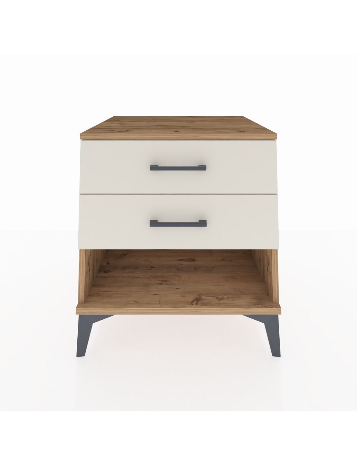 Kronos Komodin 2 Çekmeceli 60x59x64 Çam-Aytaşı