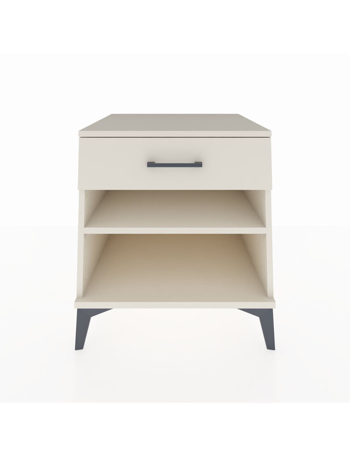 Kronos Komodin Tek Raflı Tek Çekmeceli 60x59x64 Aytaşı-Aytaşı