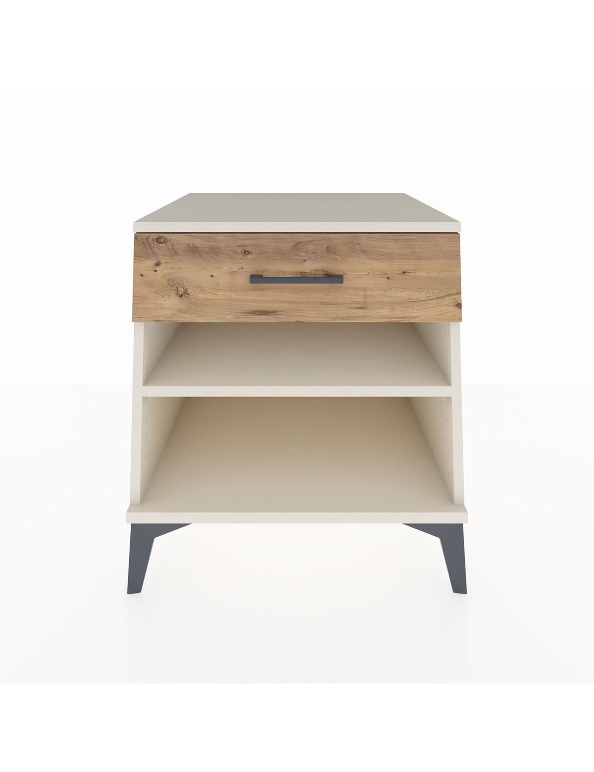 Kronos Komodin Tek Raflı Tek Çekmeceli 60x59x64 Aytaşı-Çam