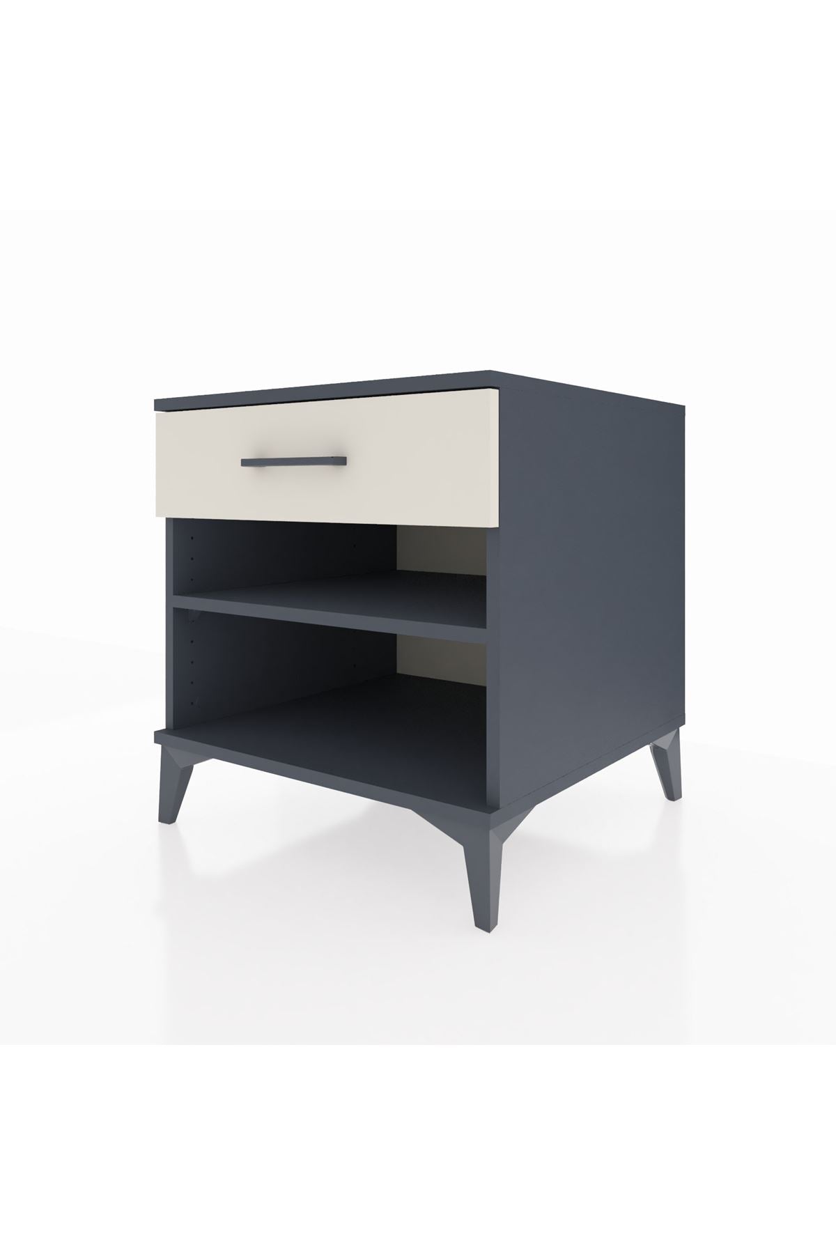 Kronos Komodin Tek Raflı Tek Çekmeceli 60x59x64 - S78M003V4C