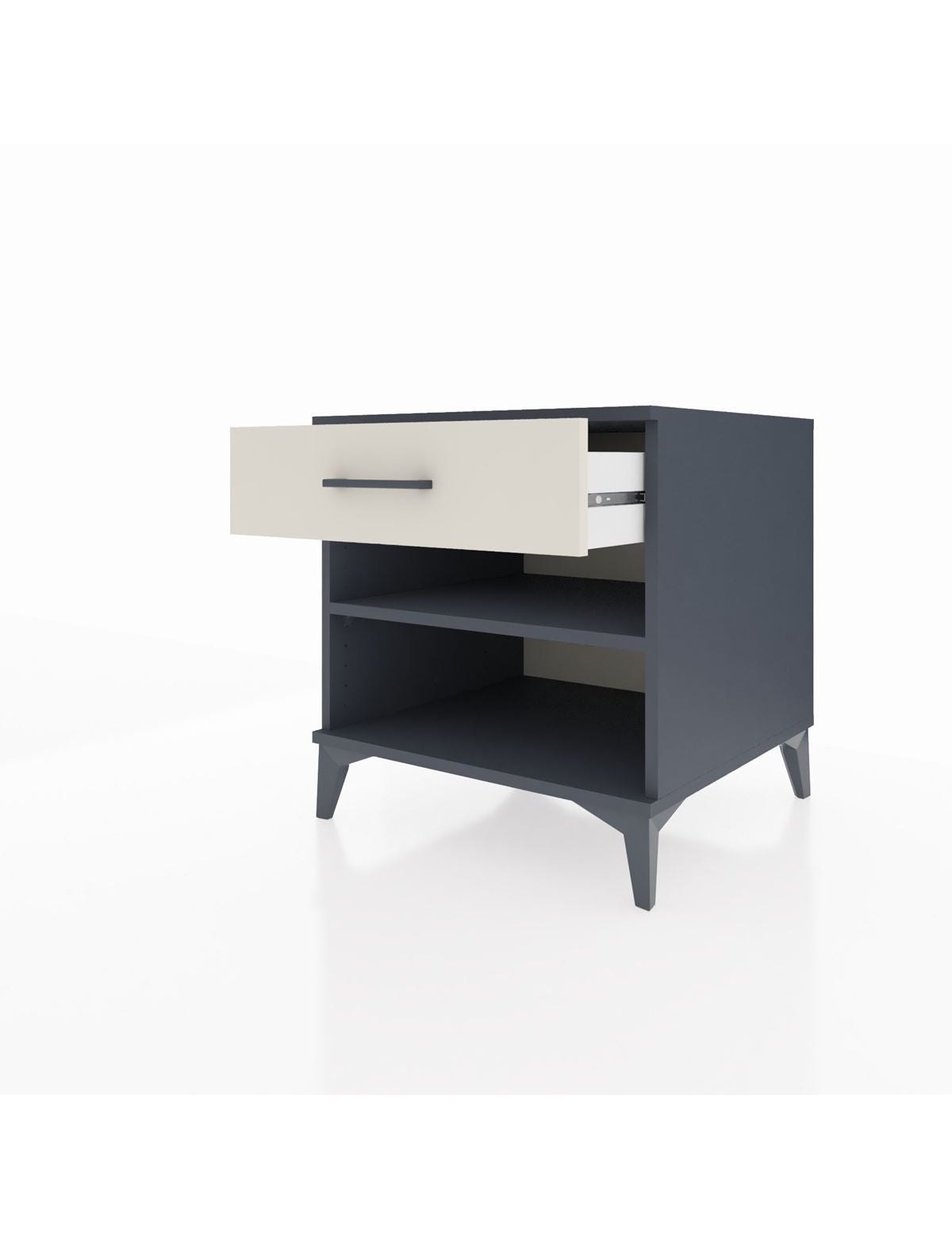 Kronos Komodin Tek Raflı Tek Çekmeceli 60x59x64 - S78M003V4C