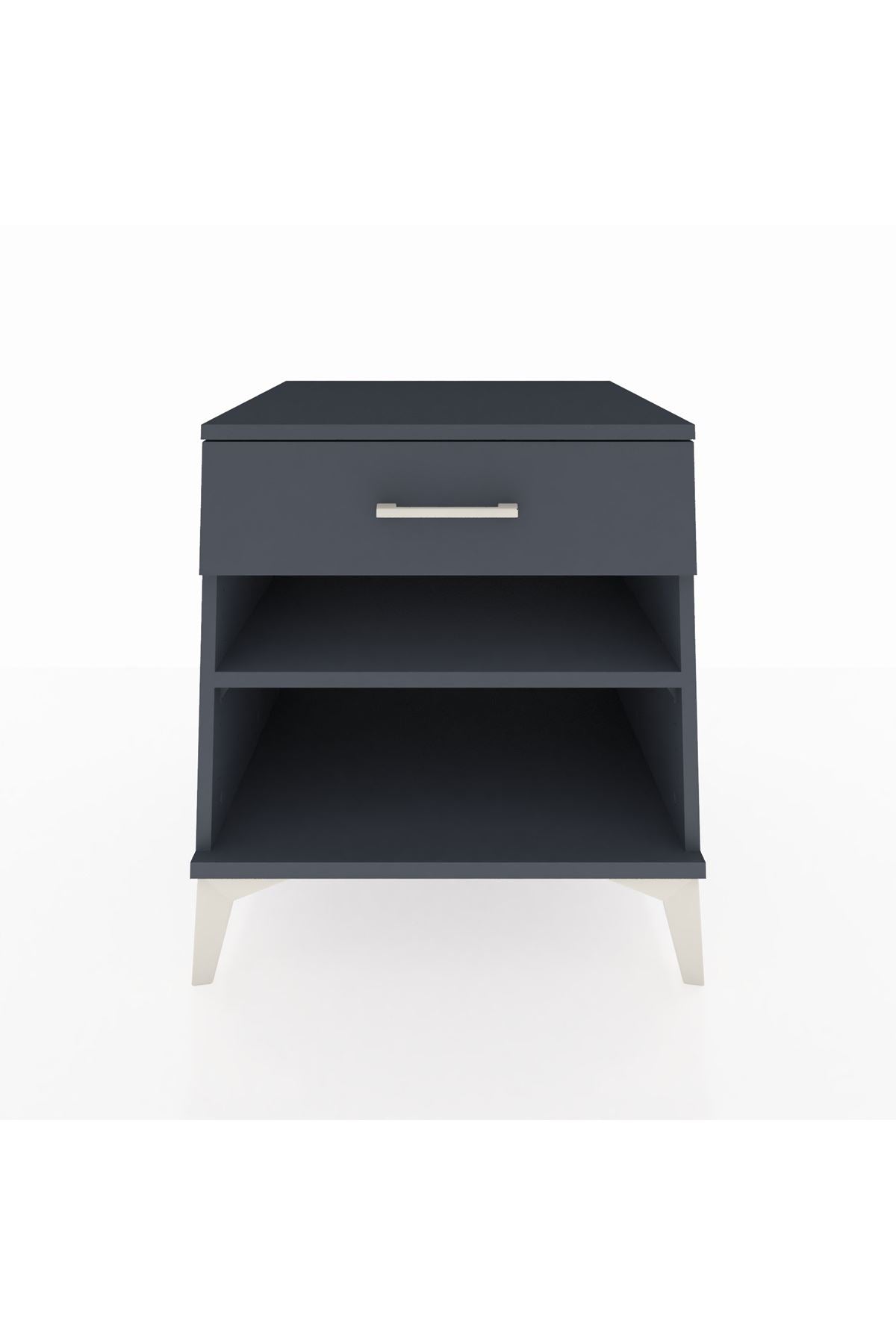 Kronos Komodin Tek Raflı Tek Çekmeceli 60x59x64 - S78M003V5C