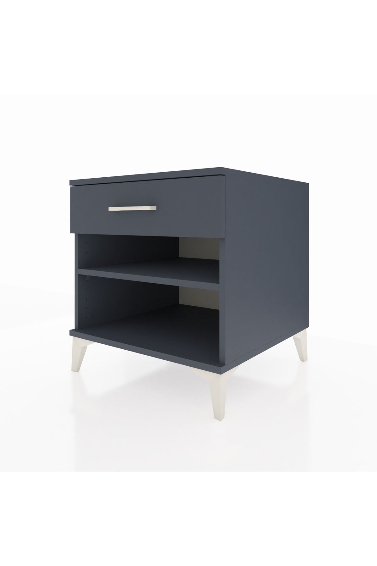 Kronos Komodin Tek Raflı Tek Çekmeceli 60x59x64 - S78M003V5C