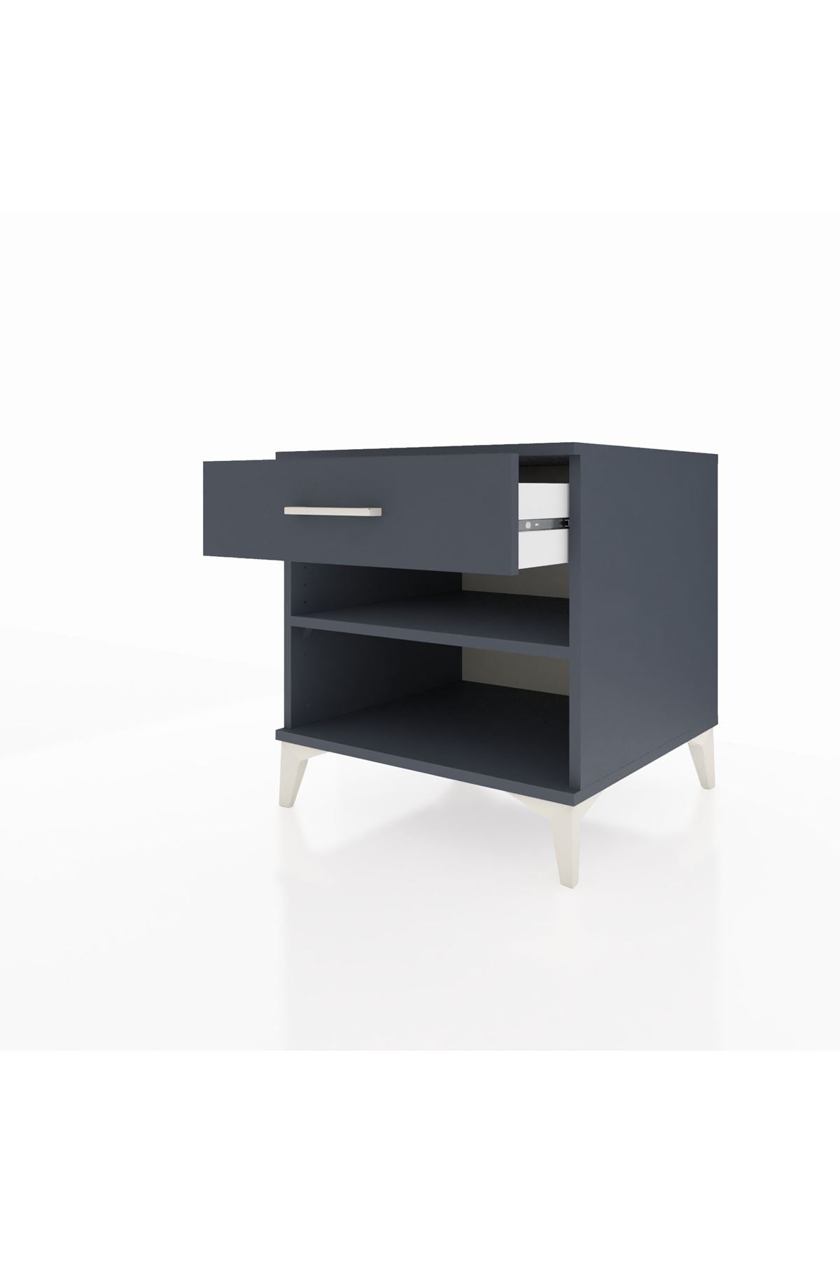 Kronos Komodin Tek Raflı Tek Çekmeceli 60x59x64 - S78M003V5C