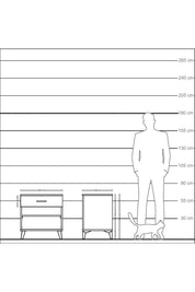 Kronos Komodin Tek Raflı Tek Çekmeceli 60x59x64 - S78M003V5C