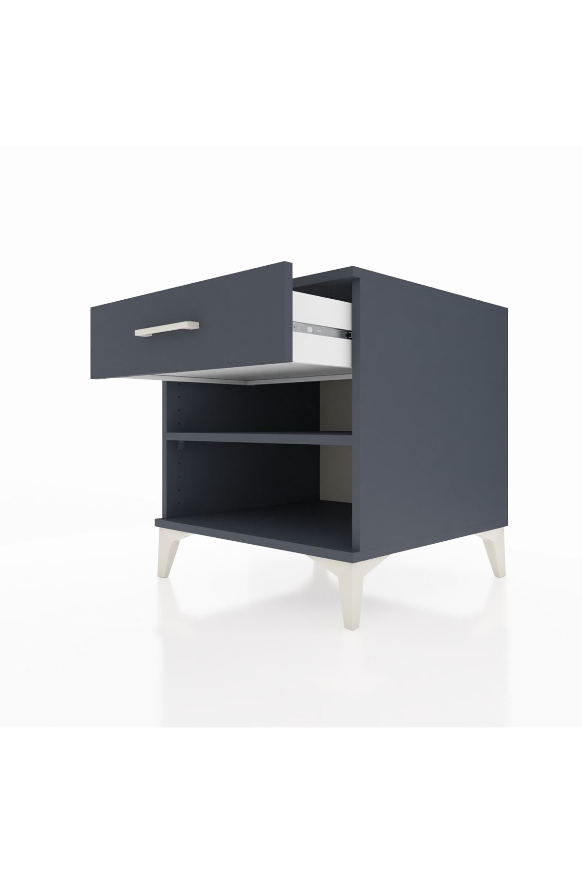 Kronos Komodin Tek Raflı Tek Çekmeceli 60x59x64 - S78M003V5C