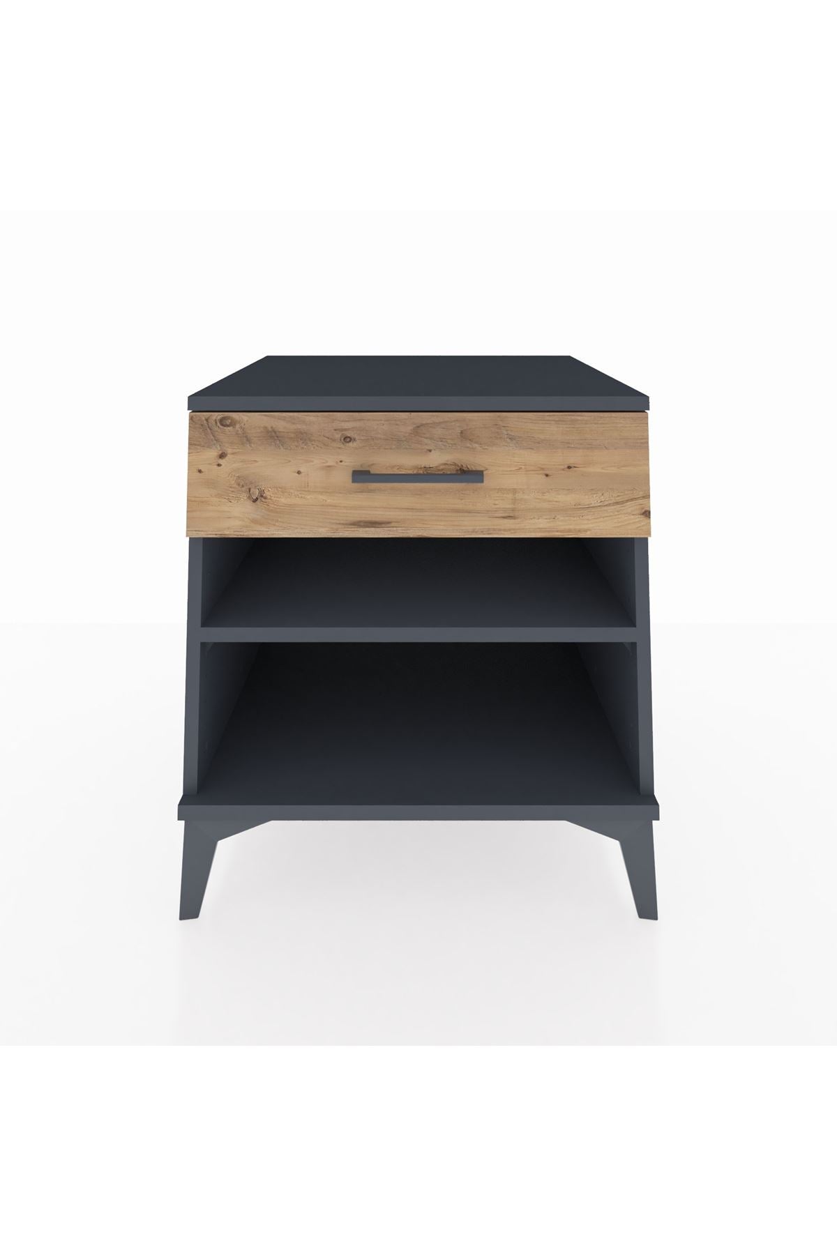 Kronos Komodin Tek Raflı Tek Çekmeceli 60x59x64 - S78M003V6C