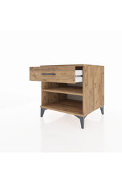 Kronos Komodin Tek Raflı Tek Çekmeceli 60x59x64 - S78M003V9C
